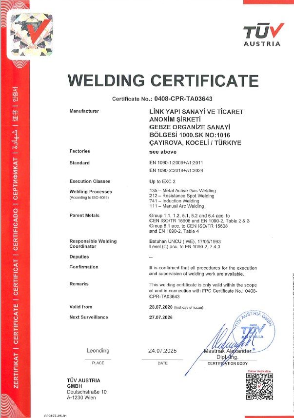 EN 1090 SWZE