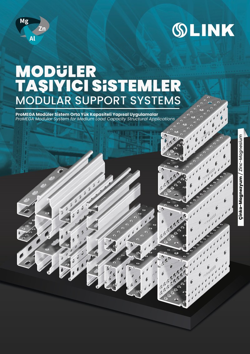PROMEGA Modüler Taşıyıcı Sistemler Kataloğu - Çinko-Magnezyum Kaplama