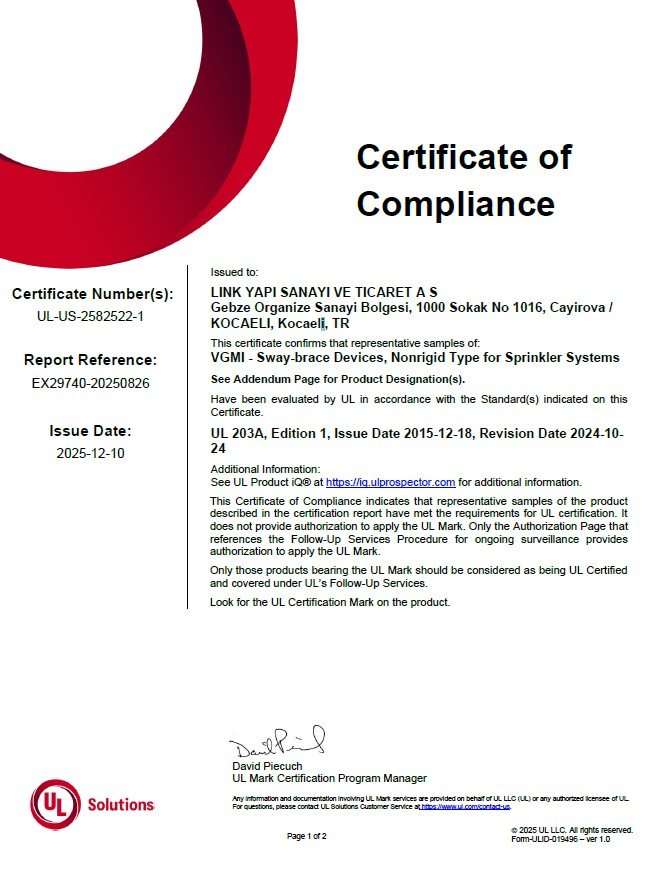 Sismik Halat Setleri (STB521, STB522, STB523, STB524)