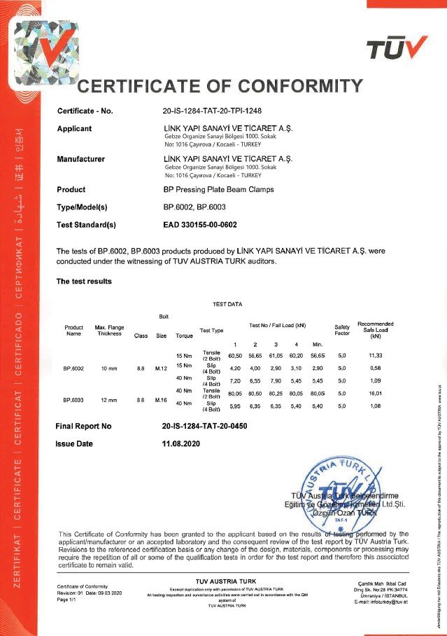 Baskı Plakası (BP)